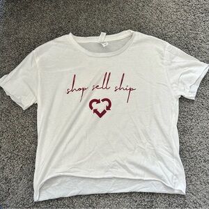 Shop Sell Ship Crop Graphic Tee